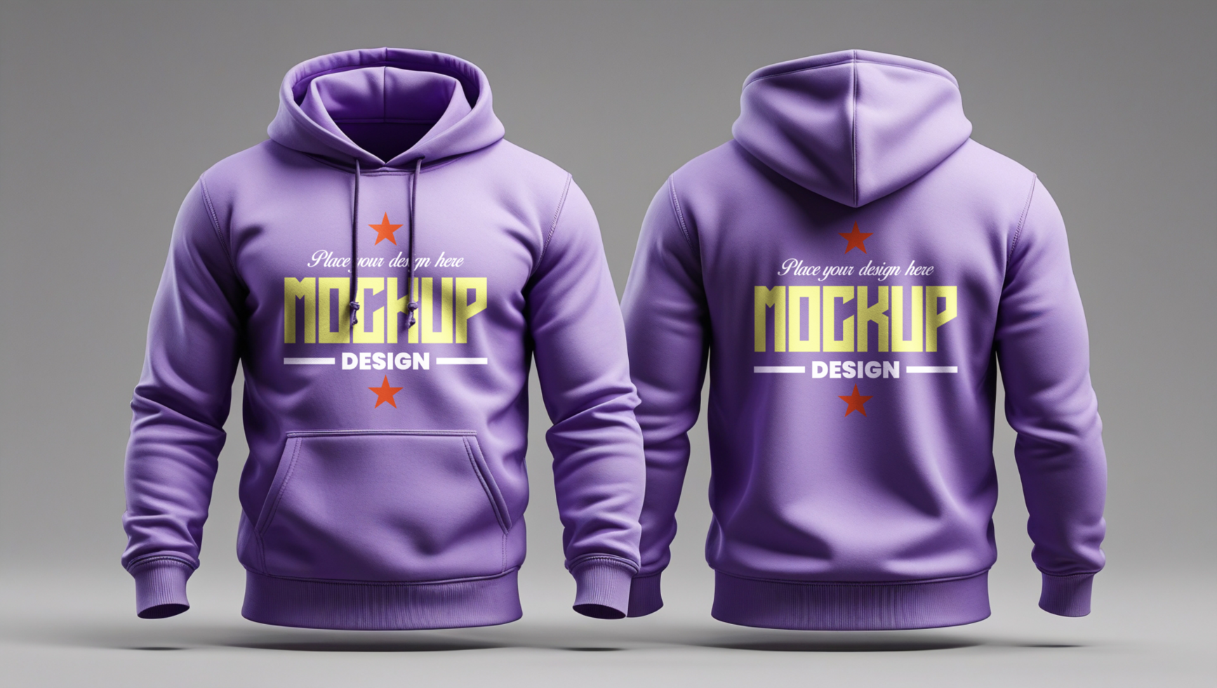 Hoodie mockup featuring a detailed jacket design perfect for branding and clothing templates psd