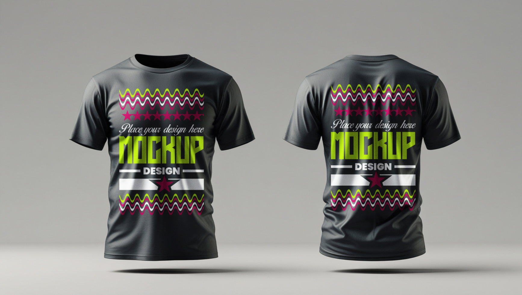 Clean and professional t shirt mockup featuring a stylish tshirt template for branding needs psd