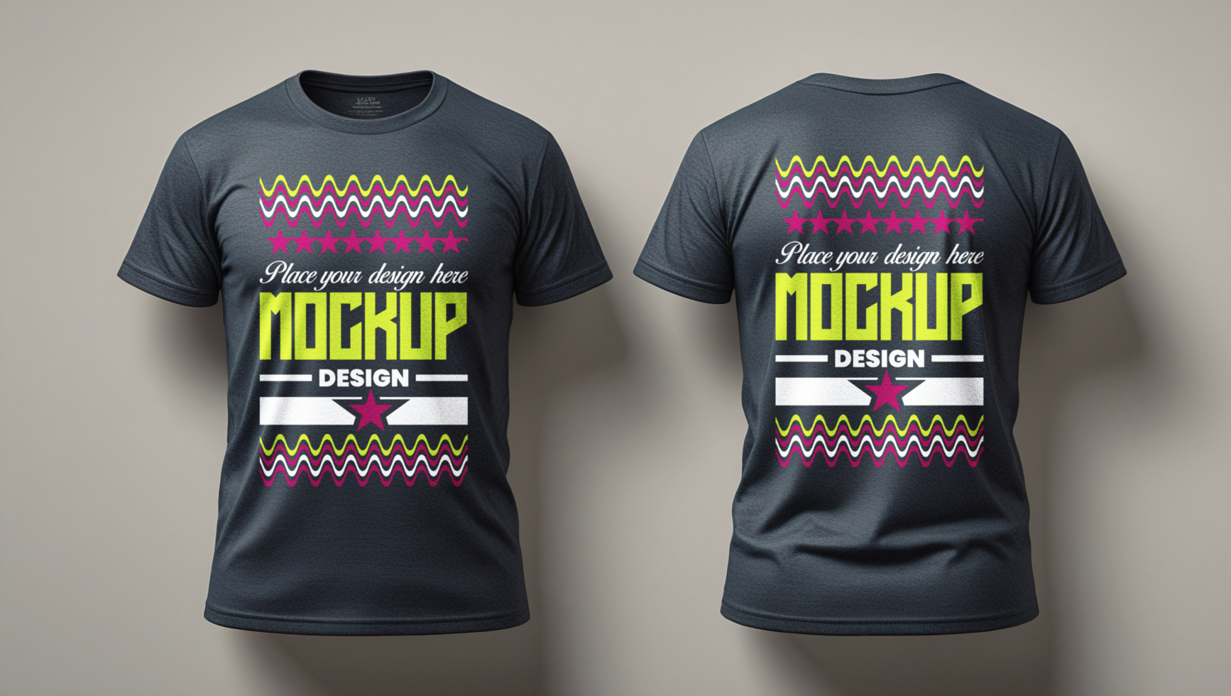 High quality t shirt mockup for apparel showcase with a clean and modern clothing mockup design psd
