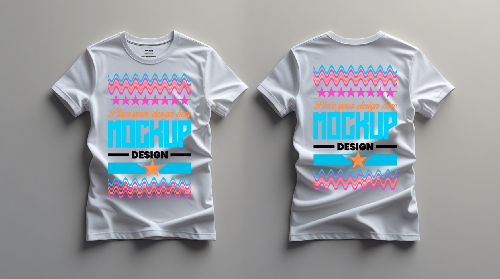 Clean and elegant t shirt mockup designed for stylish clothing mockup and branding projects psd