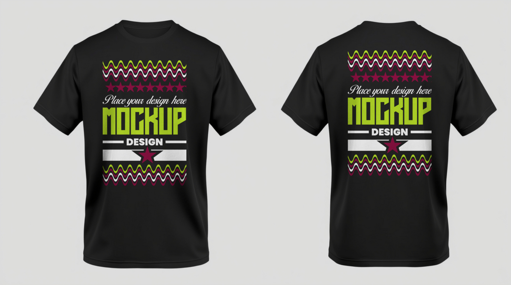 T shirt mockup featuring a realistic fashion mockup and clothing template for branding projects psd