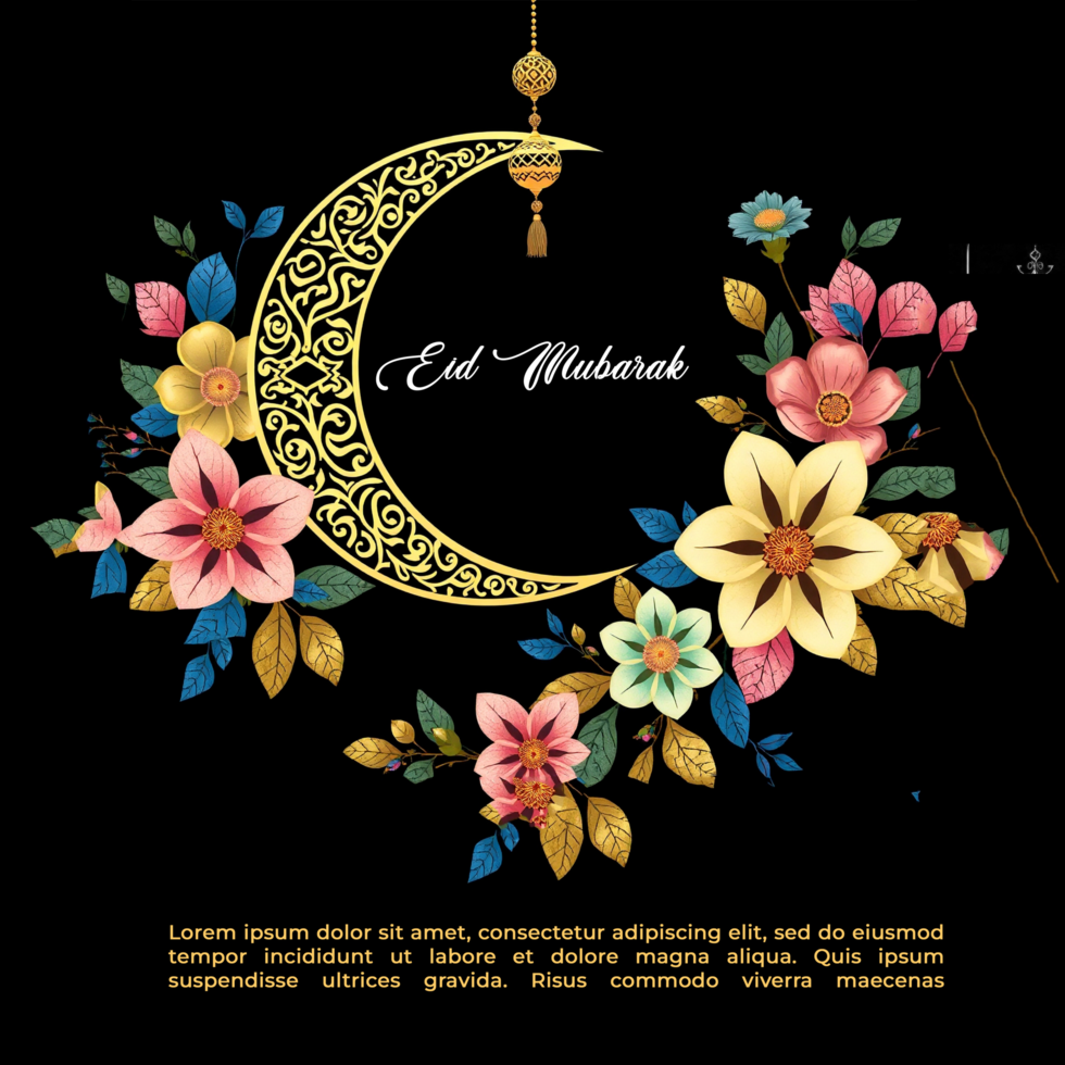 Glowing Ramadan lanterns for Eid Mubarak Eid Ul Fitr Idul Fitri and Eid Al Fitr Mubarek decorations psd