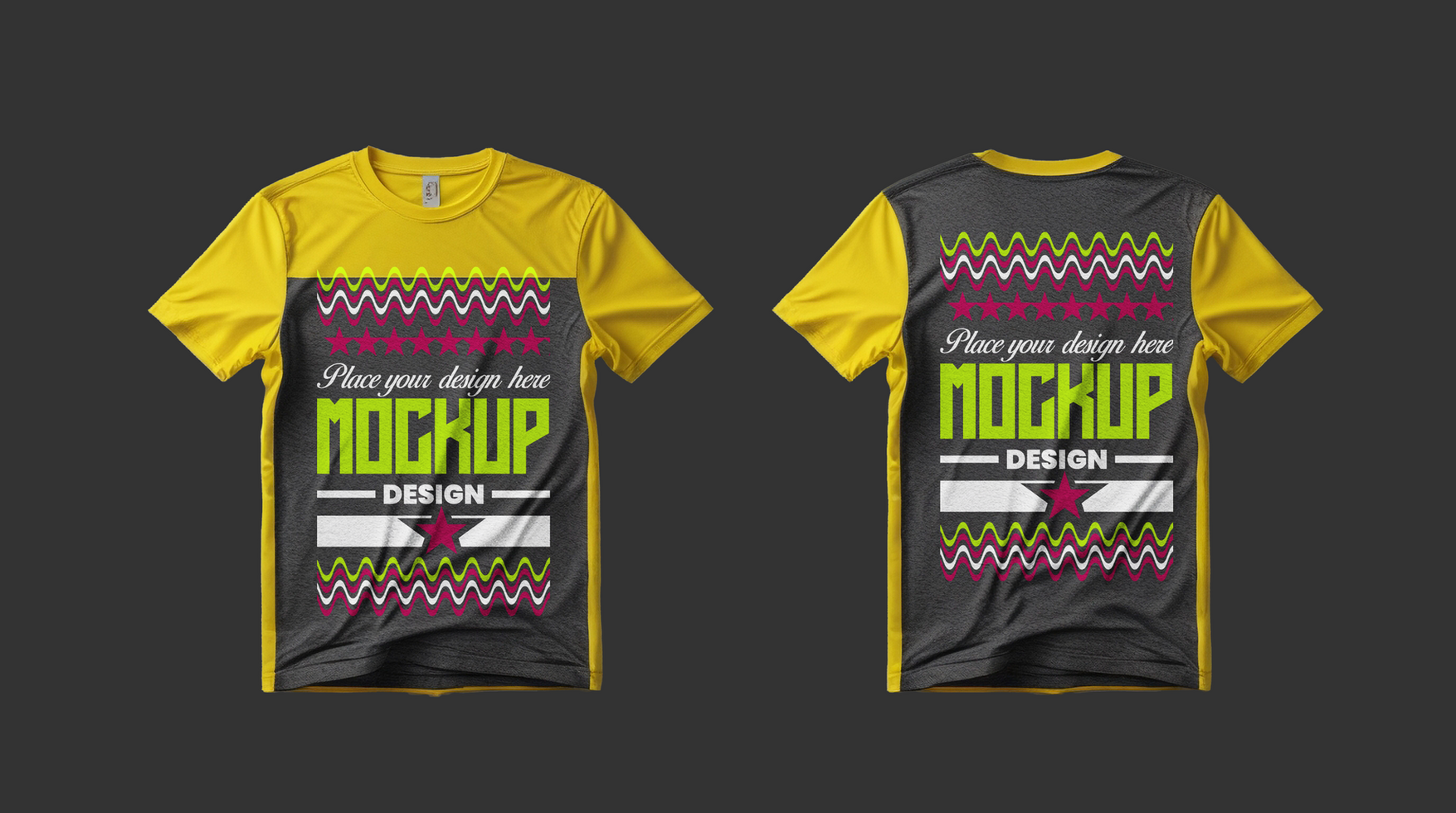 Clean and stylish t shirt mockup featuring a blank tshirt for apparel branding and fashion use psd