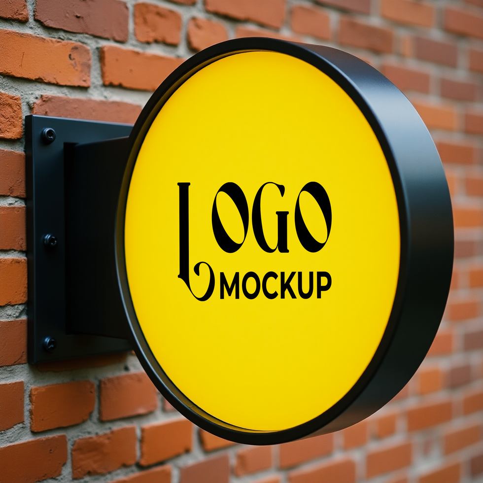 Premium logo mockup with a clean and minimalist logo mockup scene for branding psd