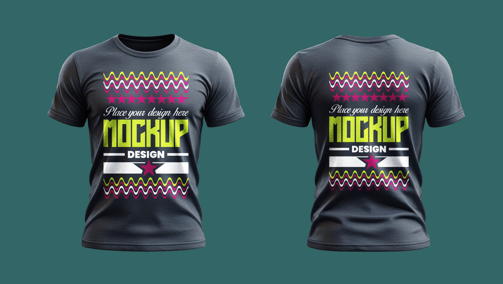 Realistic t shirt mockup featuring a blank shirt template for apparel presentation and branding psd
