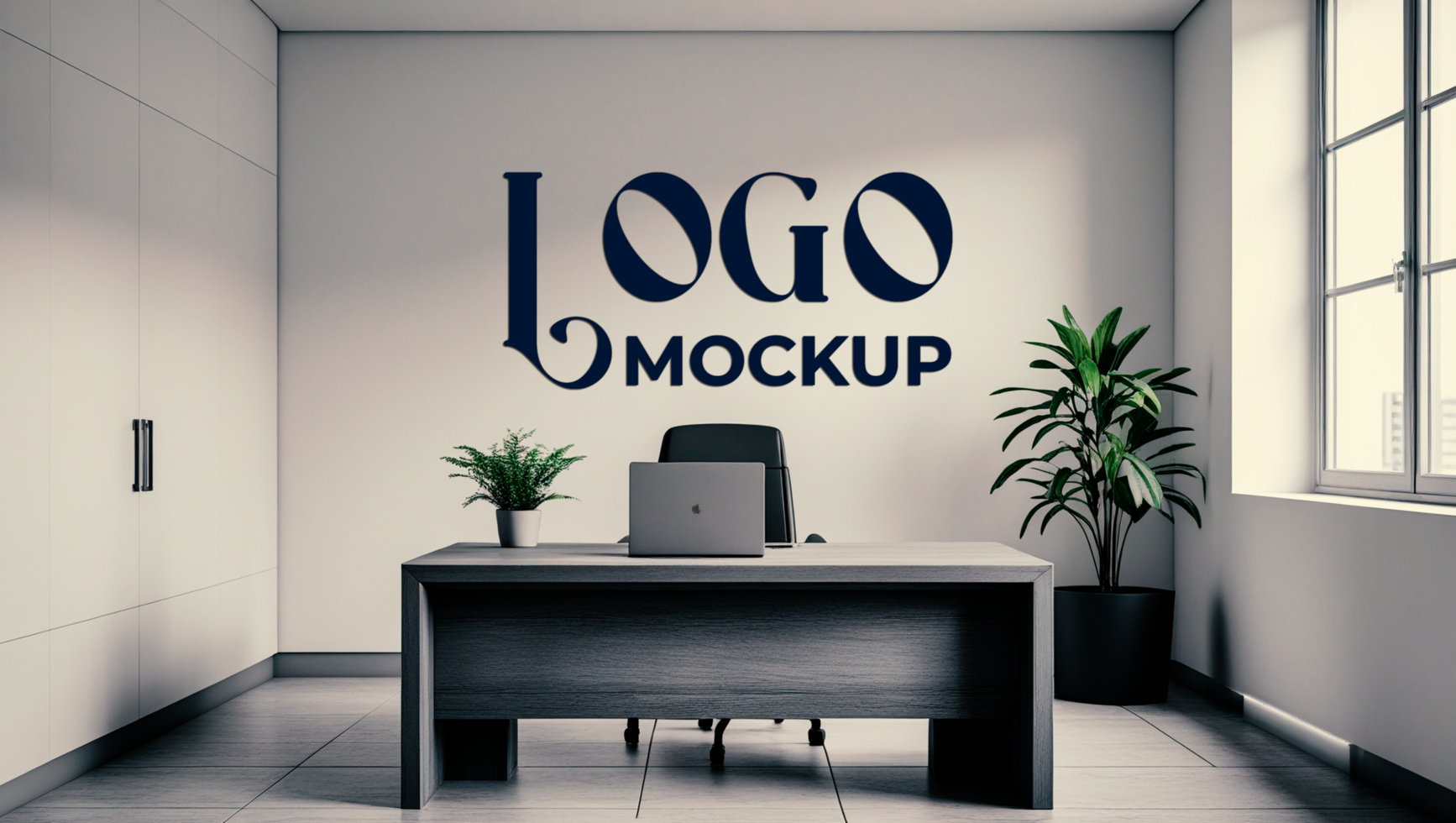 Vintage logo mockup with a unique and elegant logo mockup display for branding identity psd