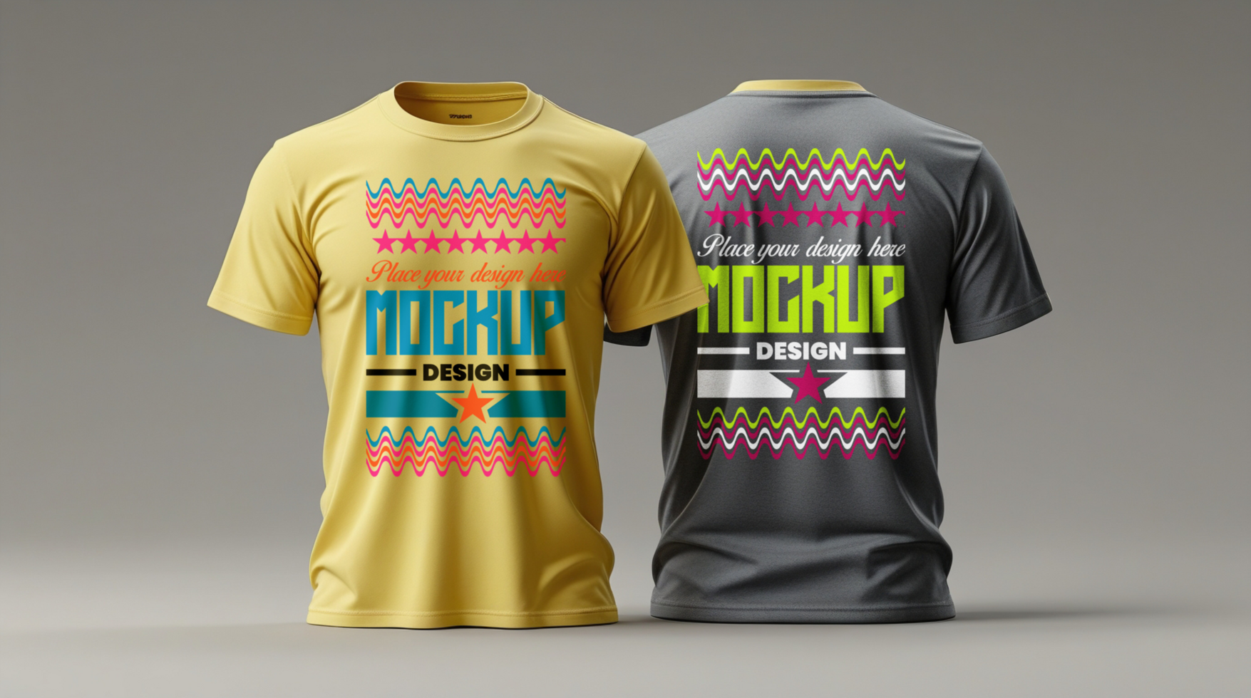 High quality t shirt mockup for apparel design and clothing mockup branding presentations psd