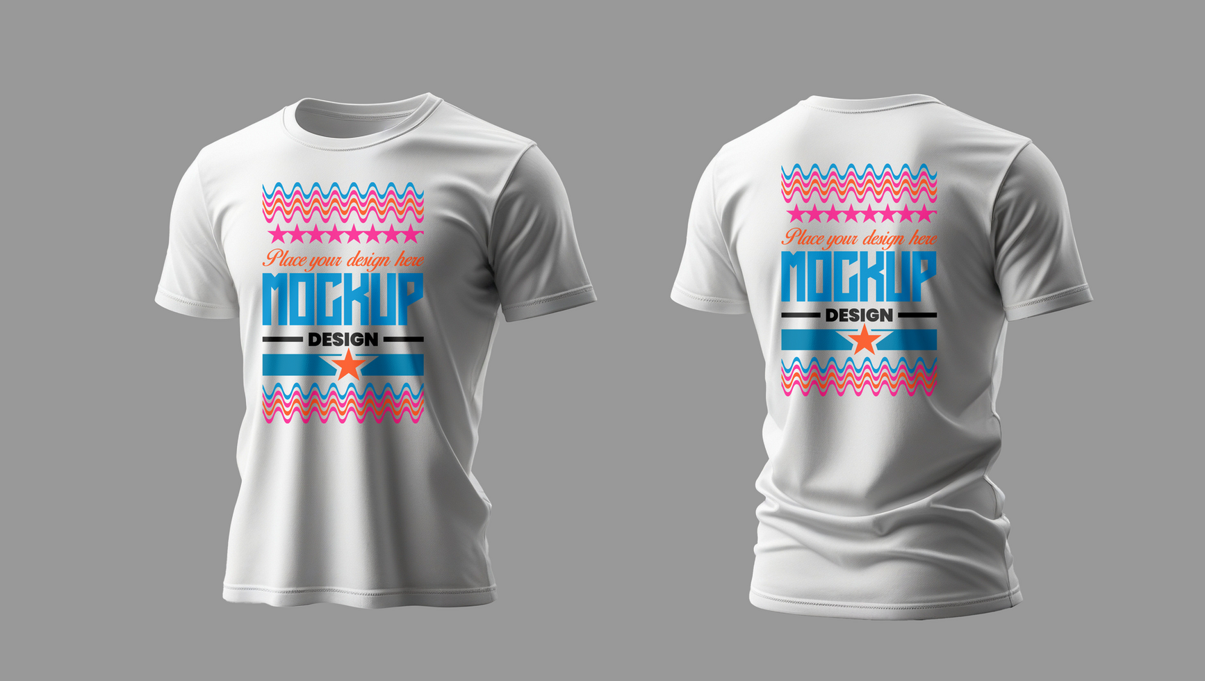 Elegant white t shirt mockup for clean and modern apparel mockup branding and fashion design psd
