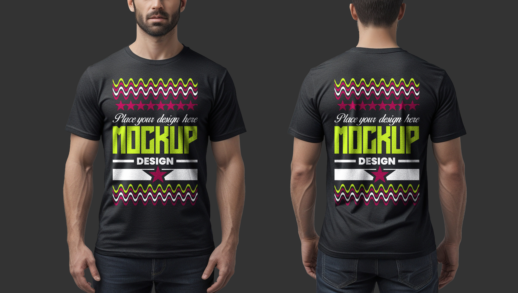 Clean and modern t shirt mockup featuring a blank tshirt for fashion mockup branding projects psd