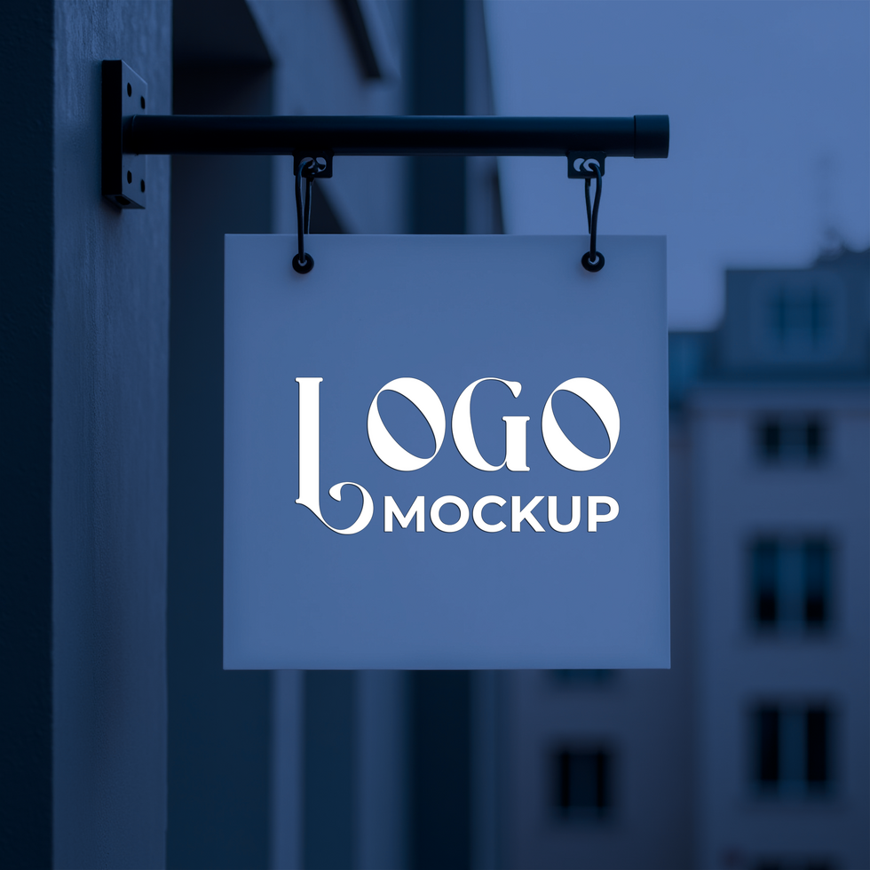 Concrete wall logo mockup for a professional business branding mockup presentation psd