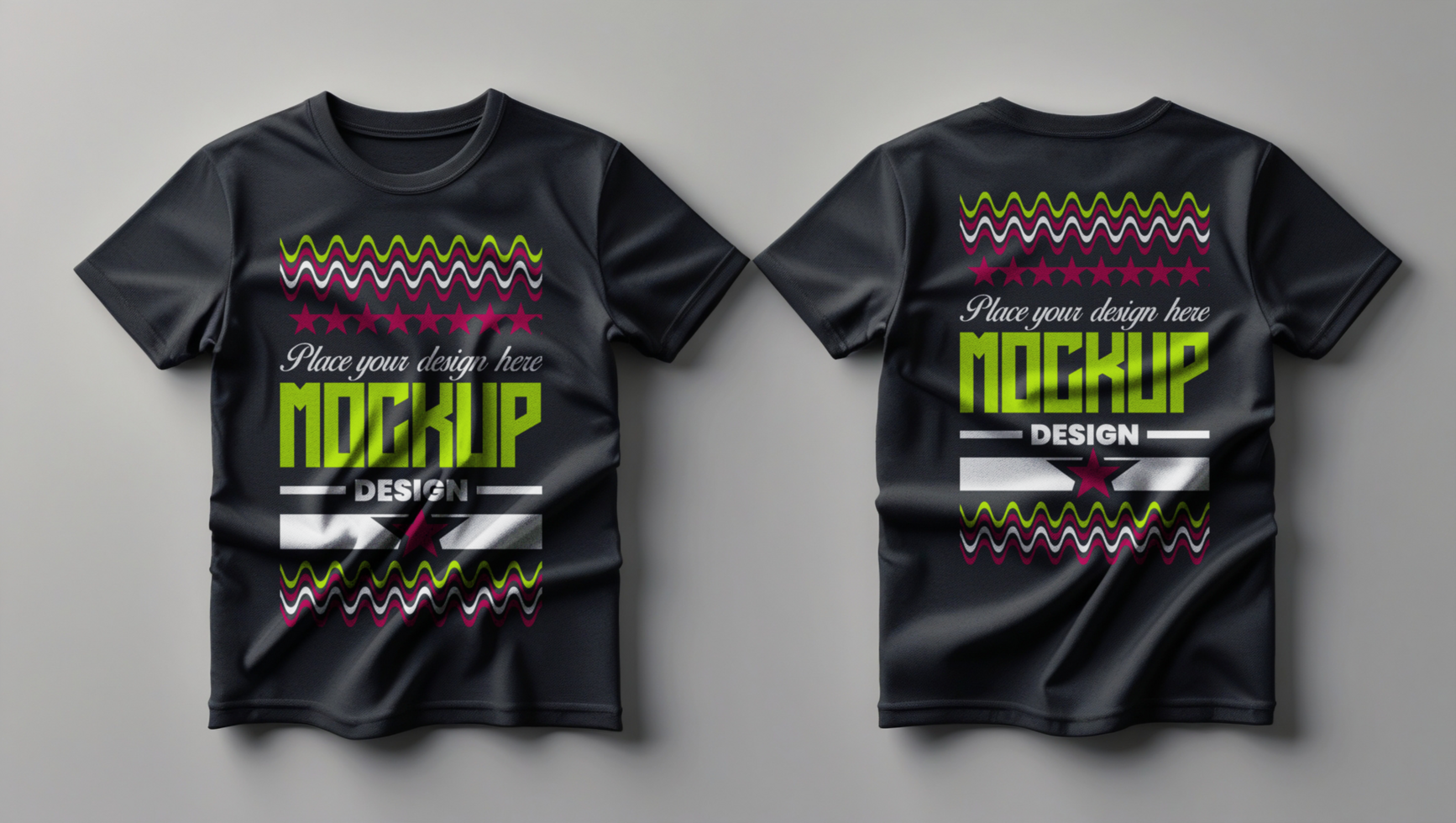 Blank t shirt mockup with a high resolution tshirt design template for fashion branding projects psd