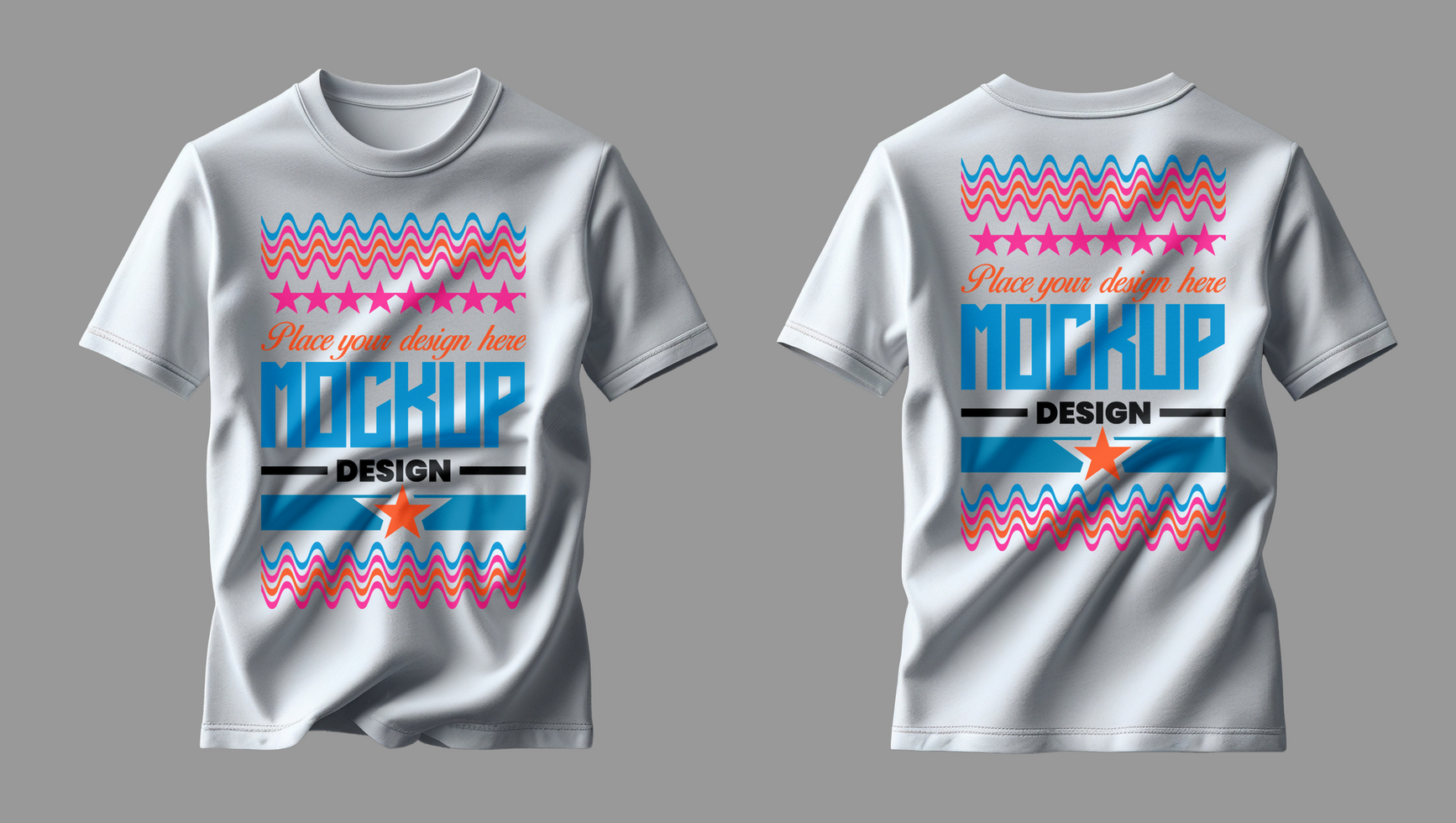 White t shirt mockup template for professional fashion branding and stylish apparel mockup use psd