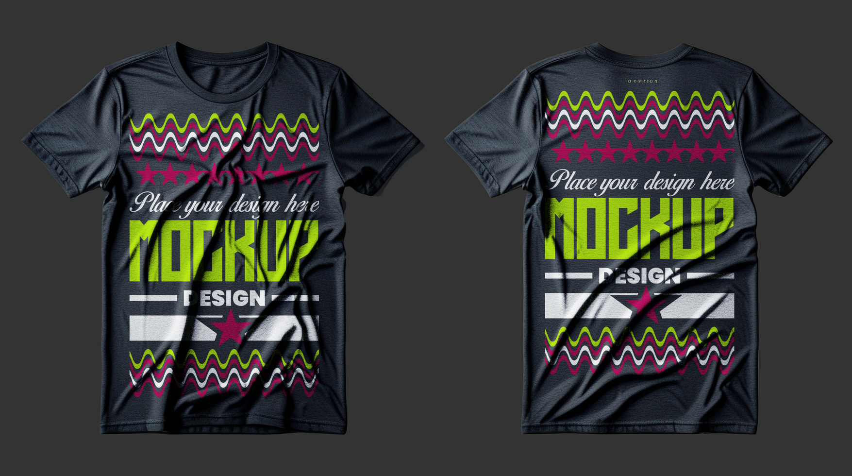 Minimalist and modern t shirt mockup template for professional clothing branding showcase psd