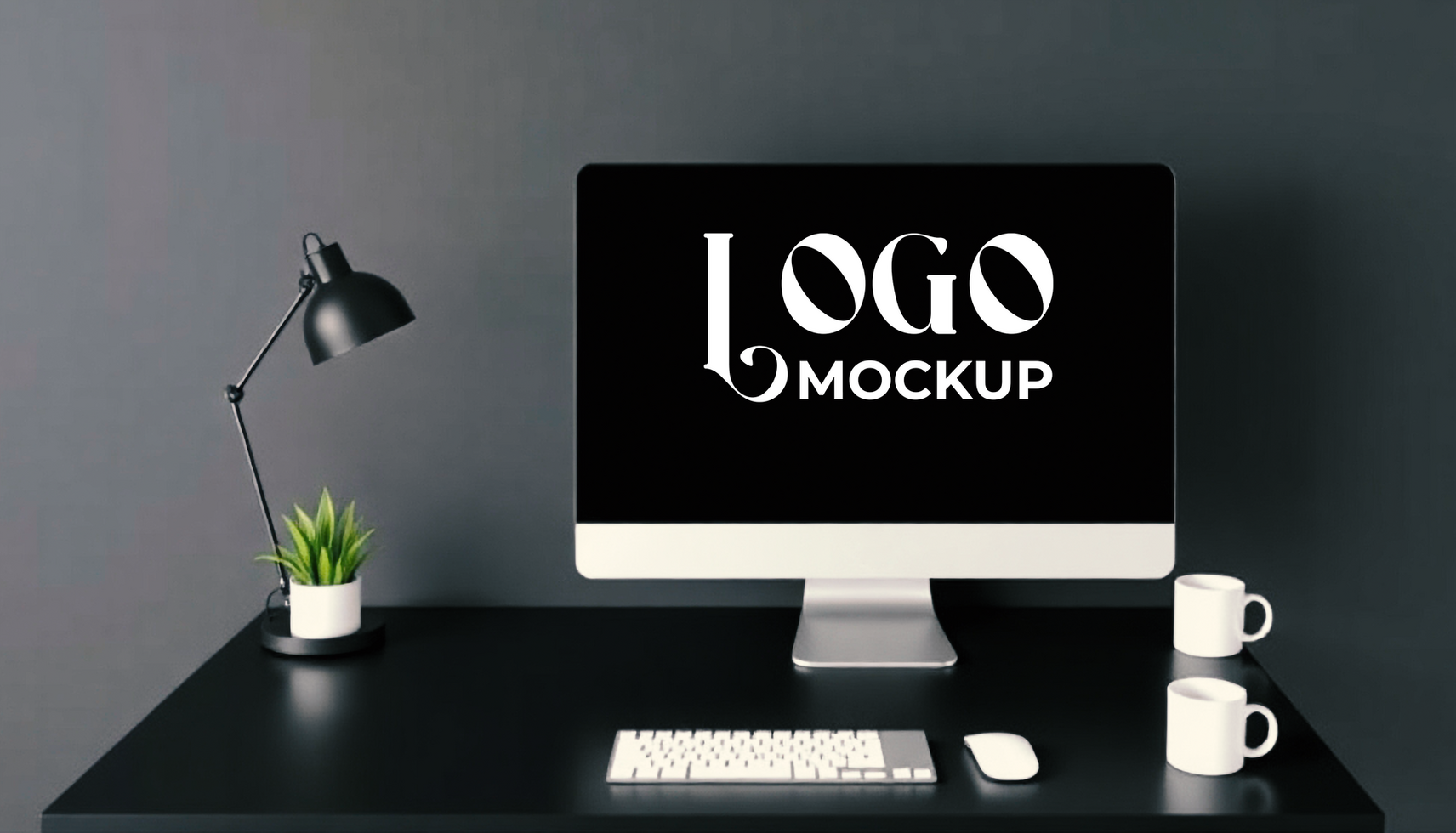 Vintage logo mockup with a professional logo mockup on wall for branding and advertisements psd