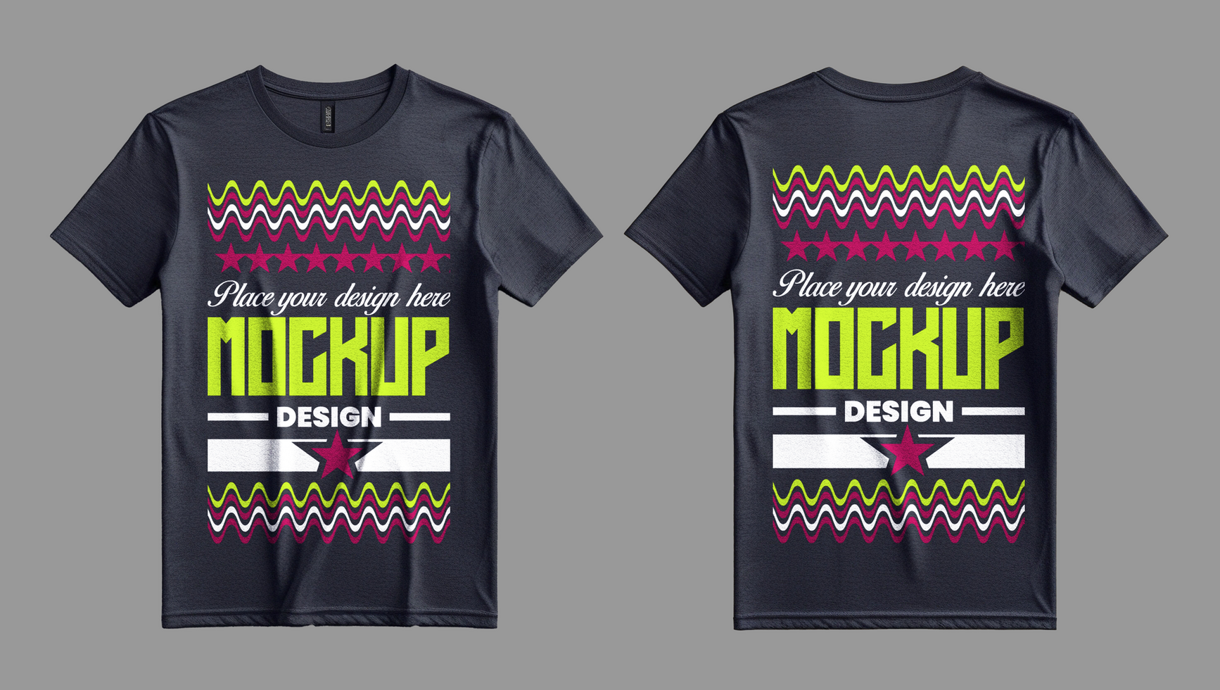 Black t shirt mockup designed for apparel branding and clothing template for tshirt mockup use psd