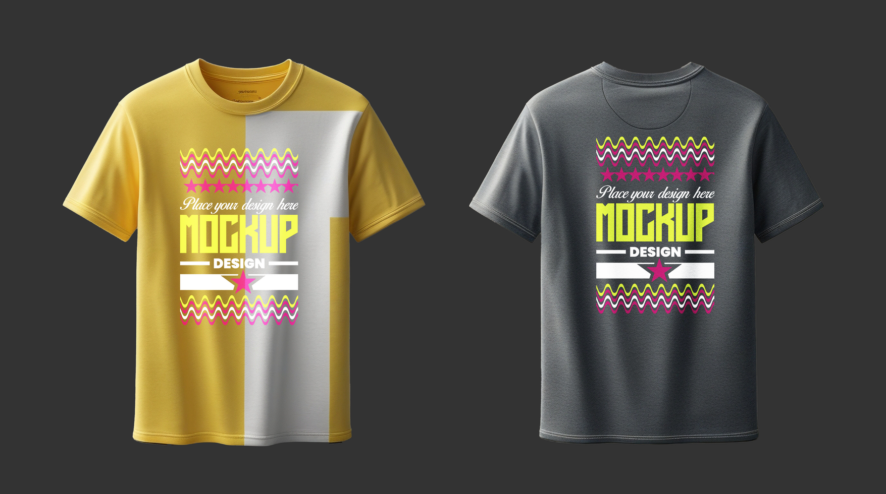 T shirt mockup template for showcasing tshirt design and fashion mockup projects with elegance psd