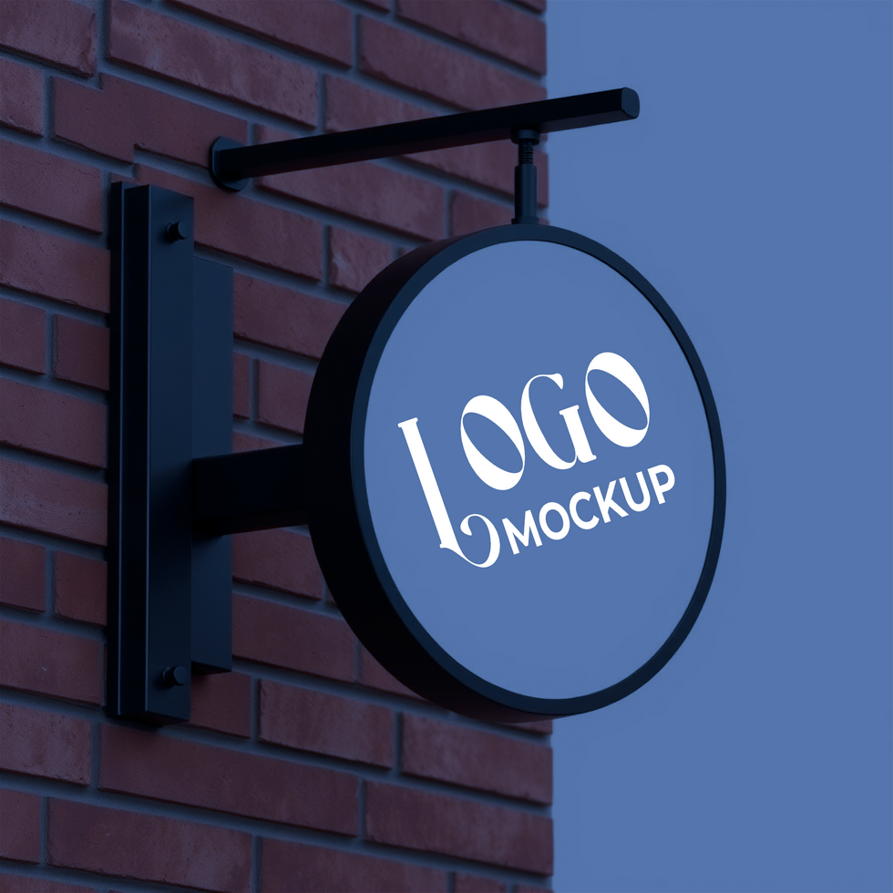 Logo mockup for business branding with a stylish and realistic logo showcase psd