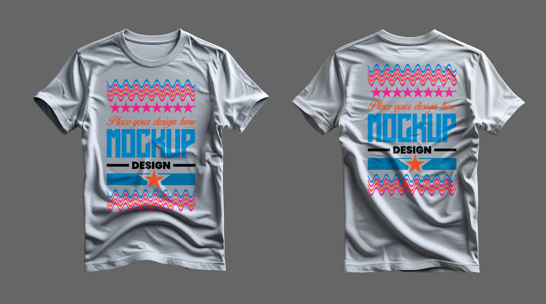 Premium white tshirt mockup with a clean design for apparel showcase and fashion background psd