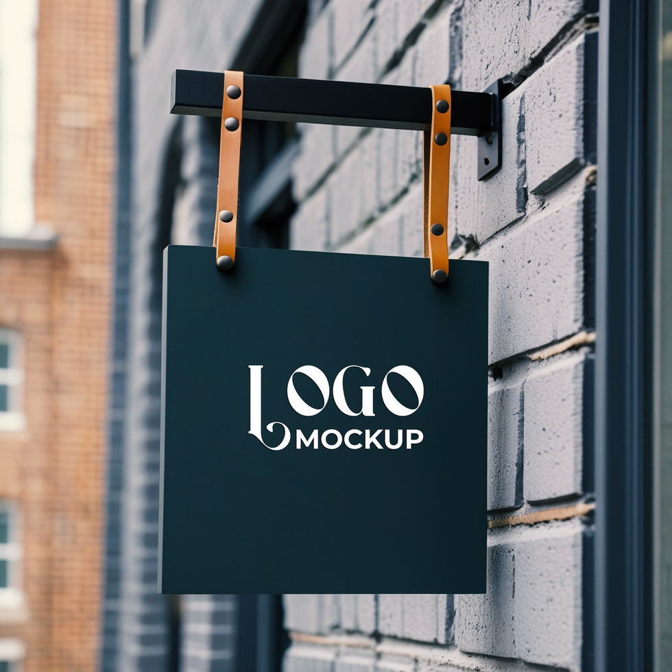 Logo mockup scene with a minimalist and high quality branding mockup psd