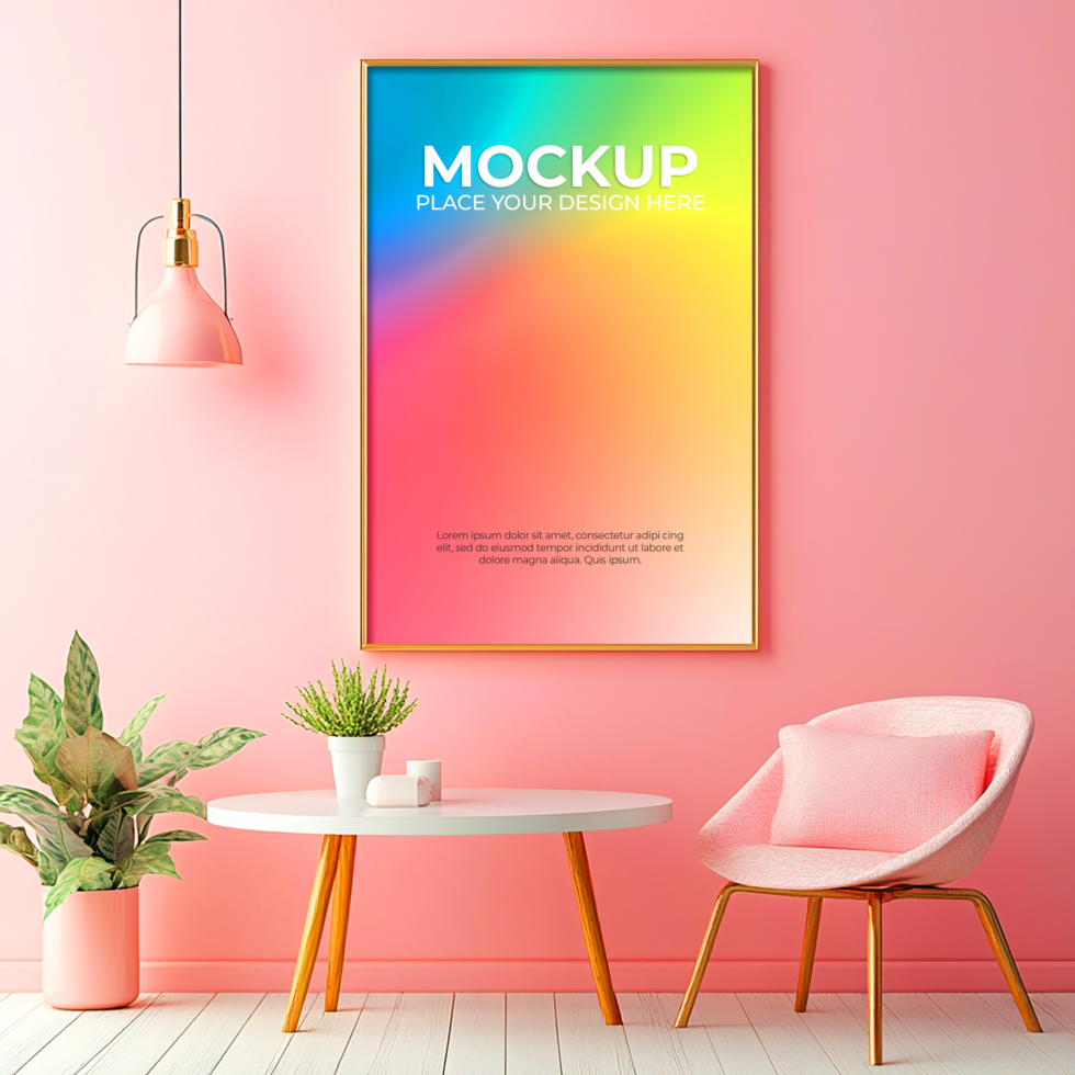 Textured wooden frame mockup for natural-themed visuals psd