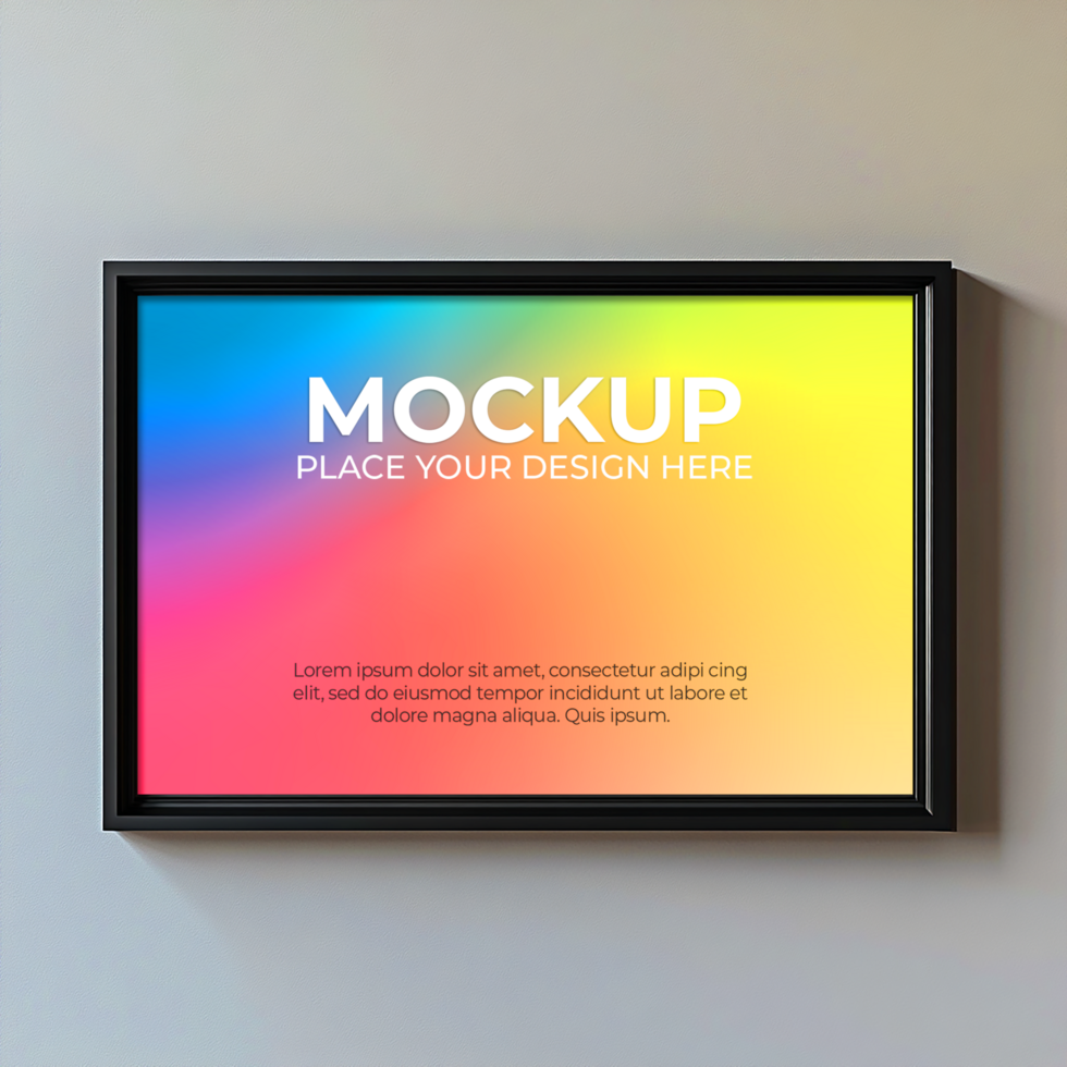 Rustic wooden frame mockup for countryside-themed designs psd