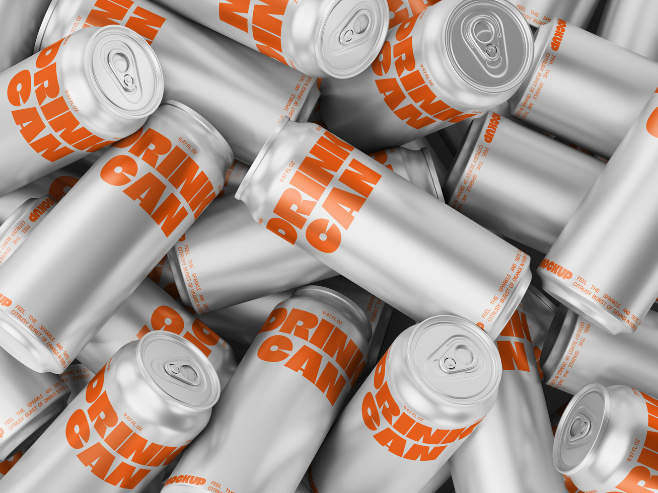 Soda Can Mockup psd
