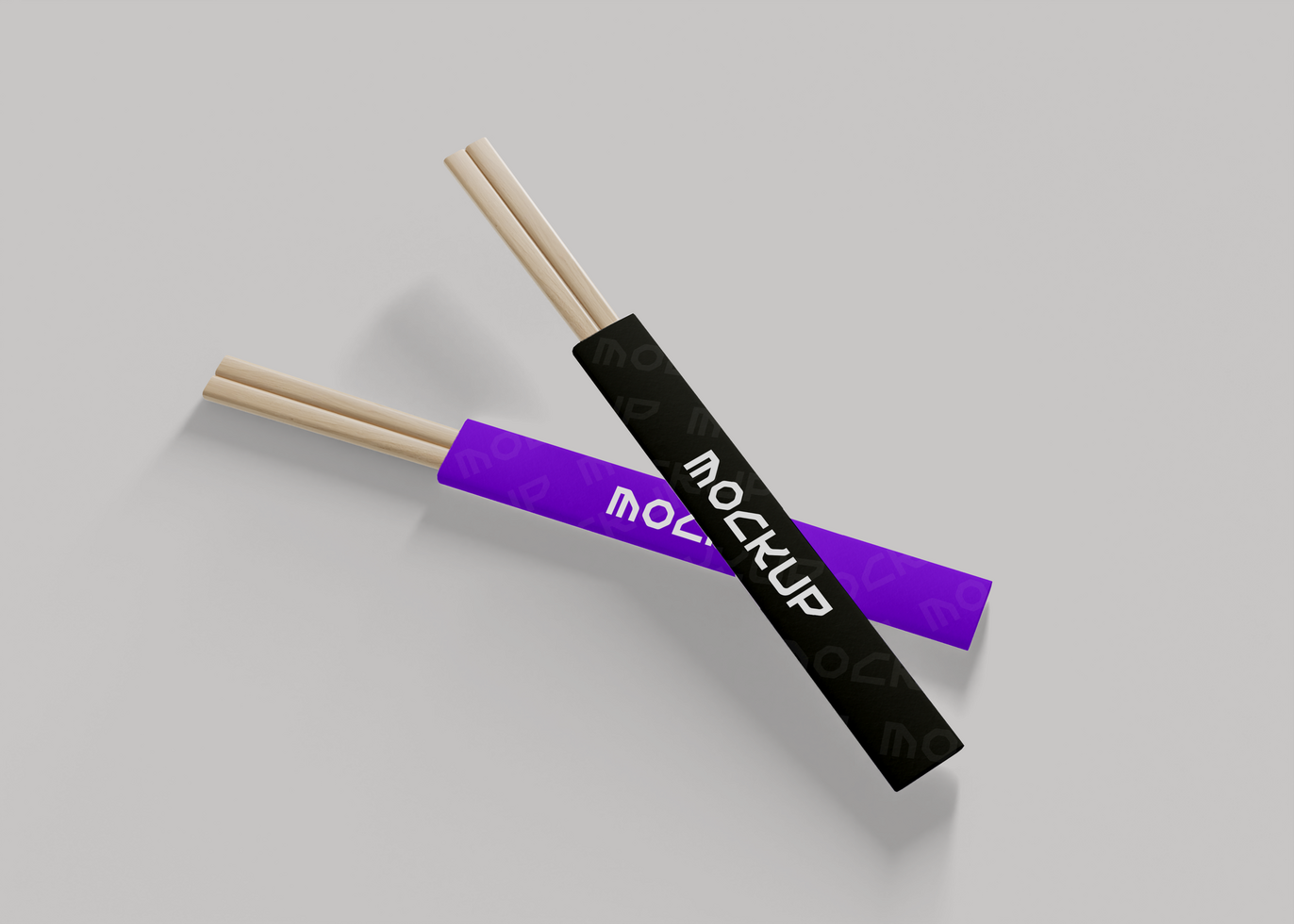 Chopsticks Mockup for Clean Concepts psd