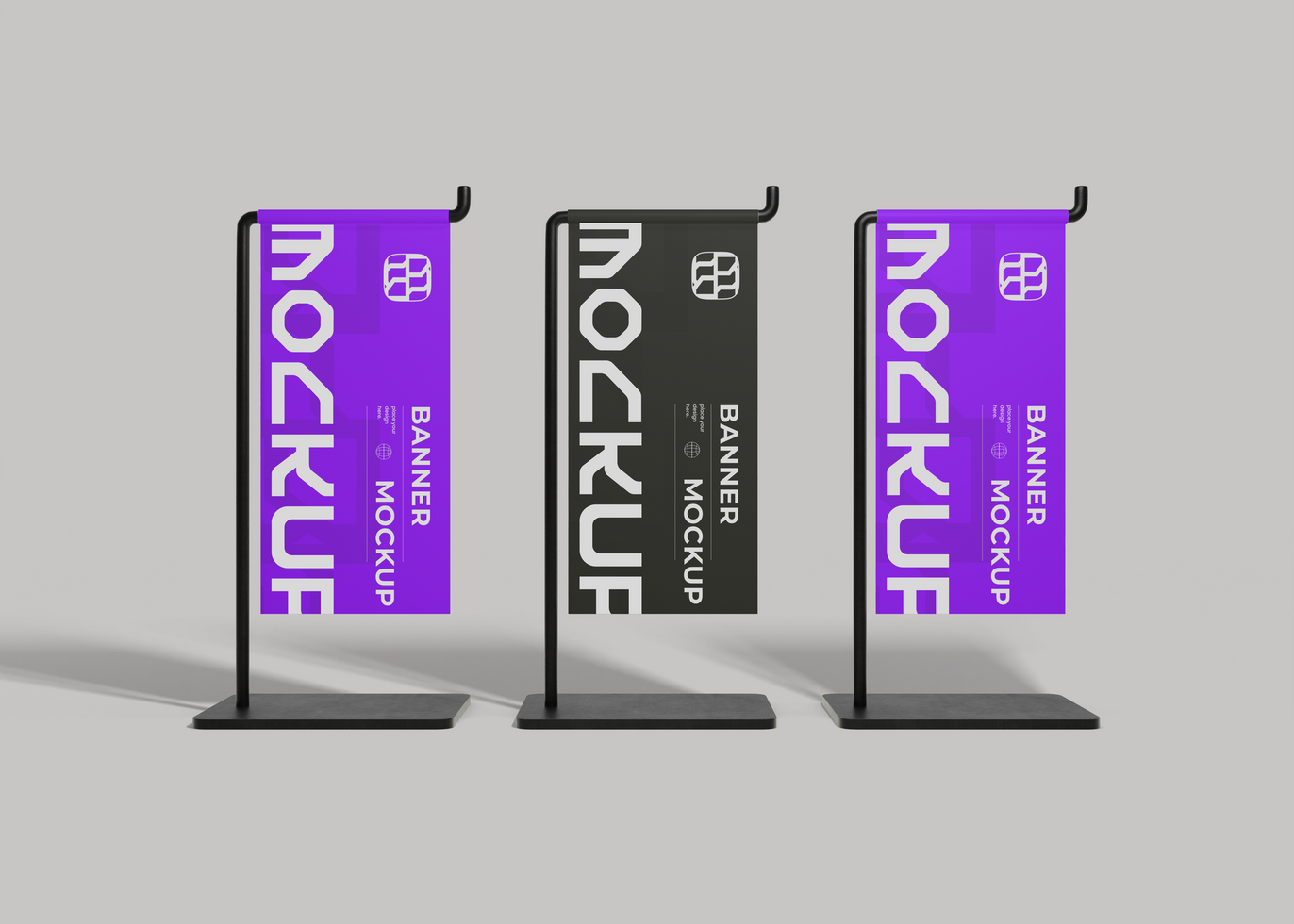 Table Top Banner Mockup Branding psd