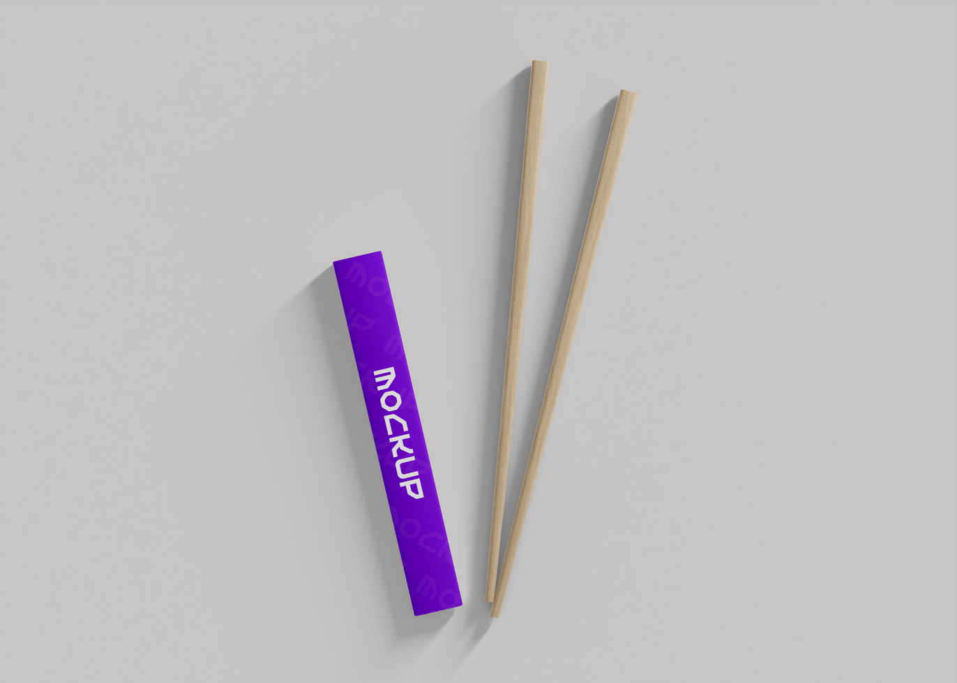 Chopsticks Mockup for Unique Brand Visuals psd