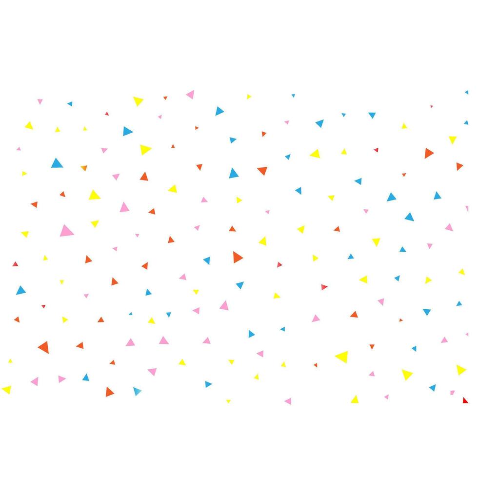 Colorful confetti on a white background. illustration design. vector