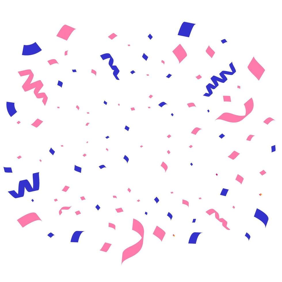 Confetti, ribbons. Festive confetti on a white background. Element of design. illustration,eps 10. vector