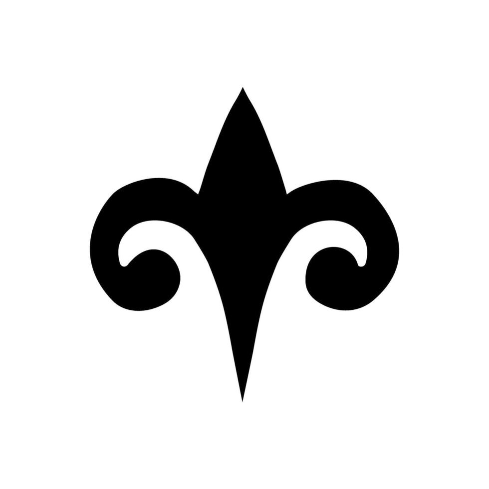 Fleur de lis icon. Fleur de lis icon vector