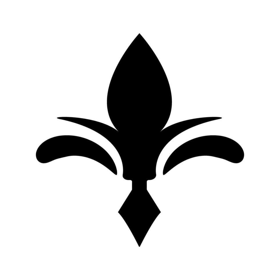 Fleur de lis icon. Fleur de lis symbol. vector