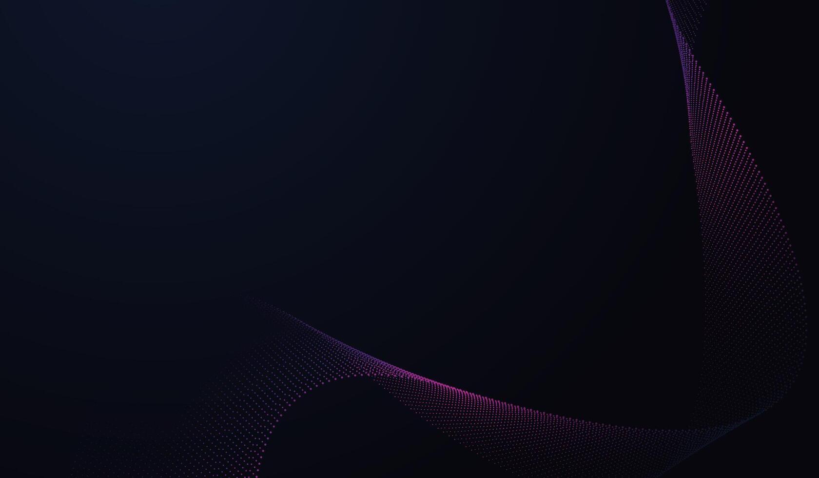 A dark pink and blue abstract Shiny waving dots design element. Modern purple blue gradient flowing wave dots. Futuristic technology concept. illustration. vector
