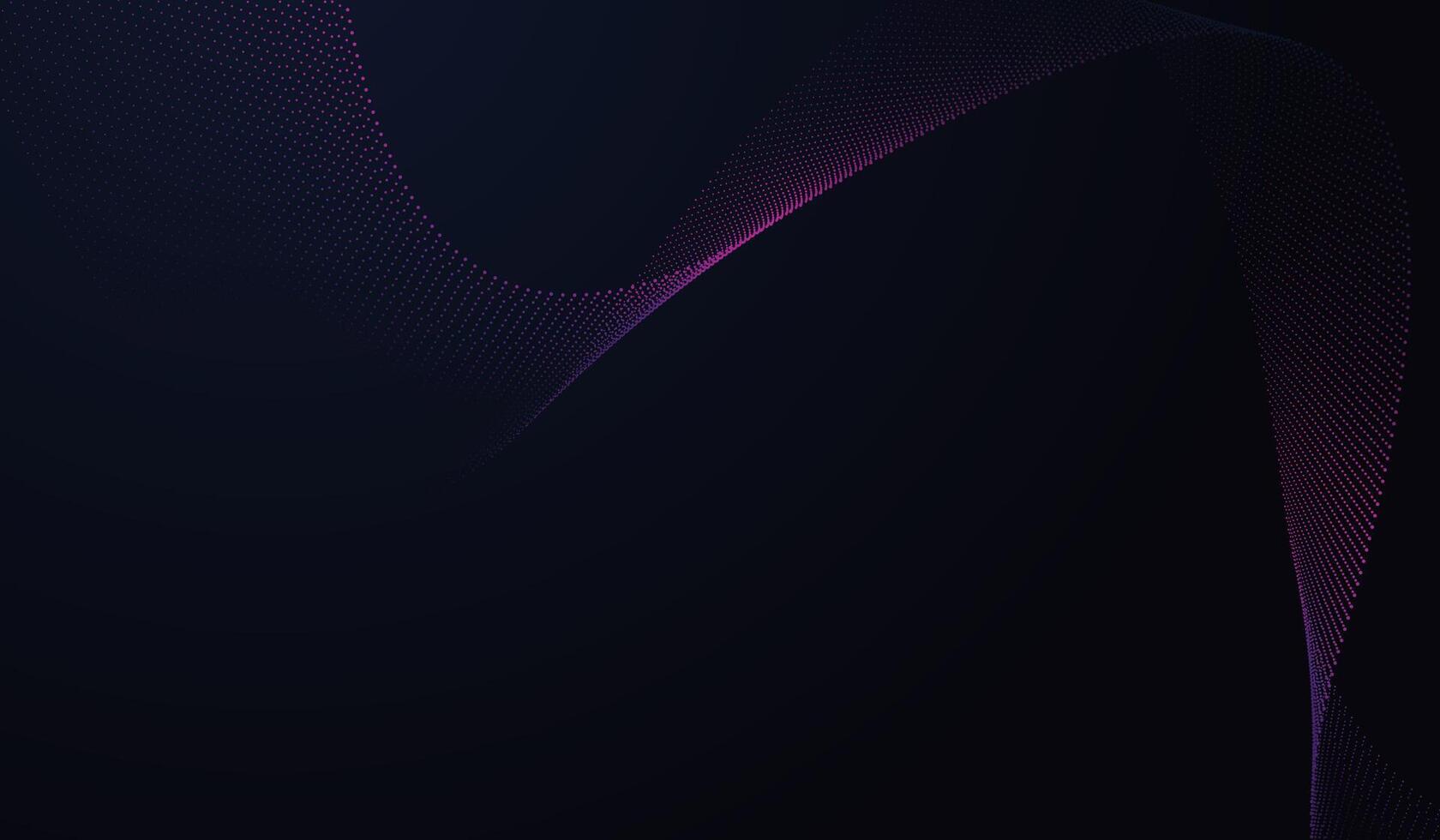 Dark pink and blue abstract Shiny waving dots design element. Modern purple blue gradient flowing wave dots. Futuristic technology concept. and with moving lines design illustration. vector