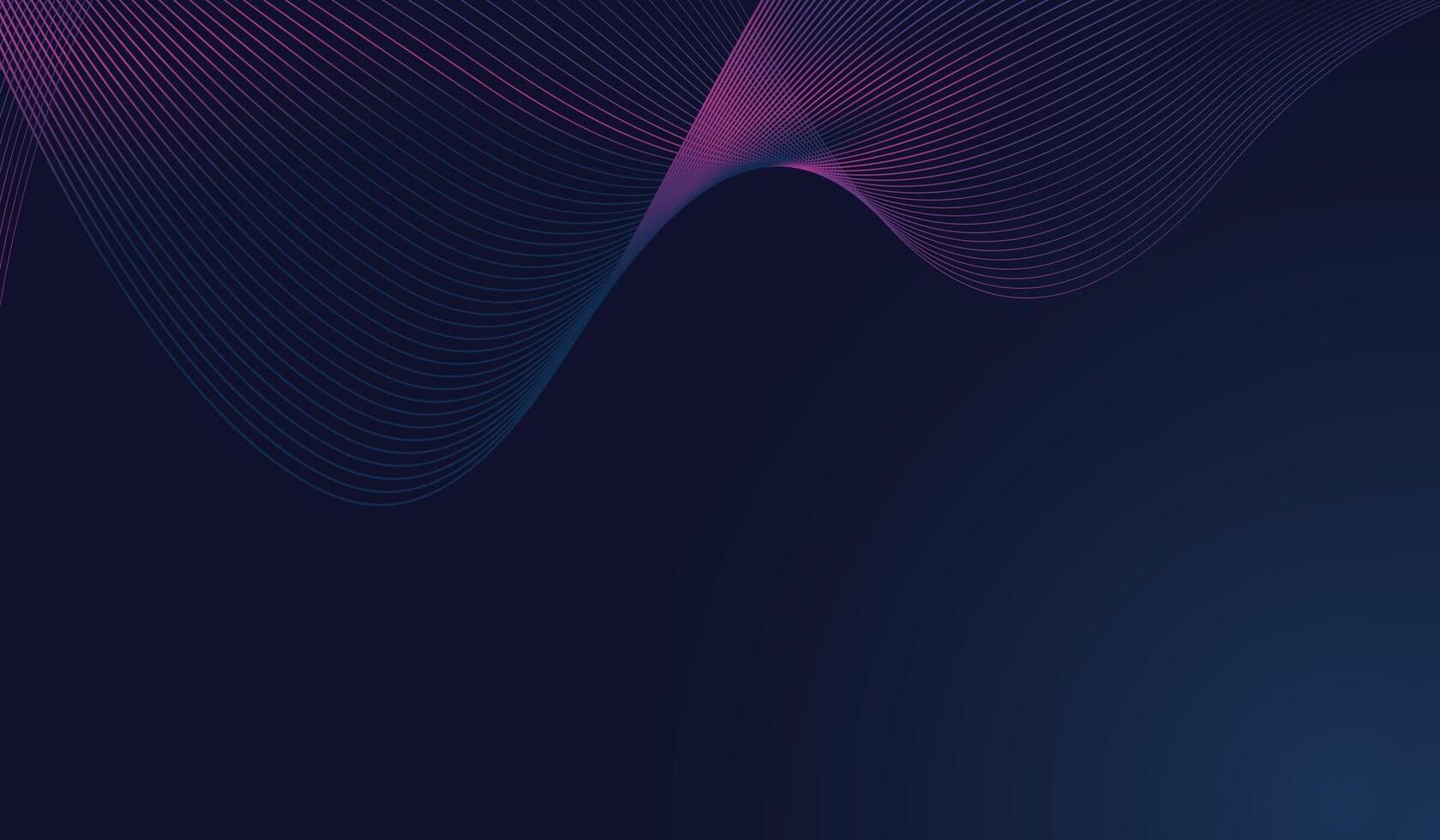 Abstract wavy lines sleek digital artwork with smooth, curving lines forming an elegant. technology background with flowing dynamic waves. illustration. vector