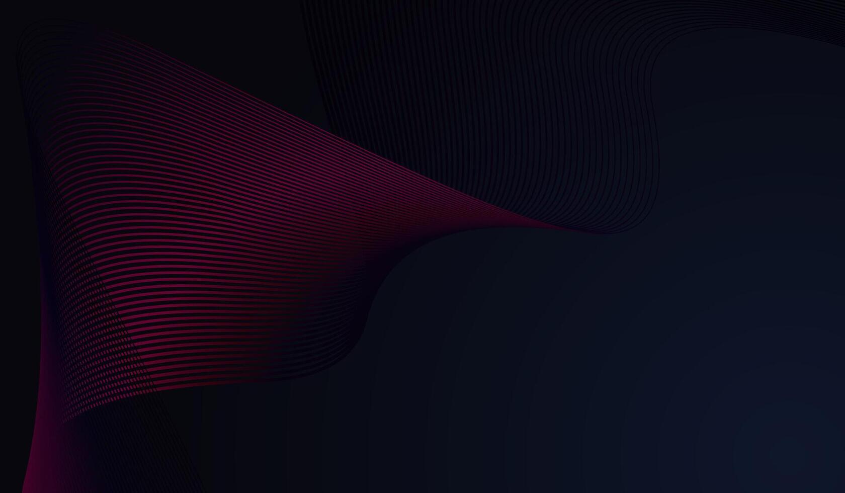 The dark red and blue abstract Shiny waving lines design element. Modern purple blue gradient flowing wave lines. Futuristic technology concept. illustration. vector