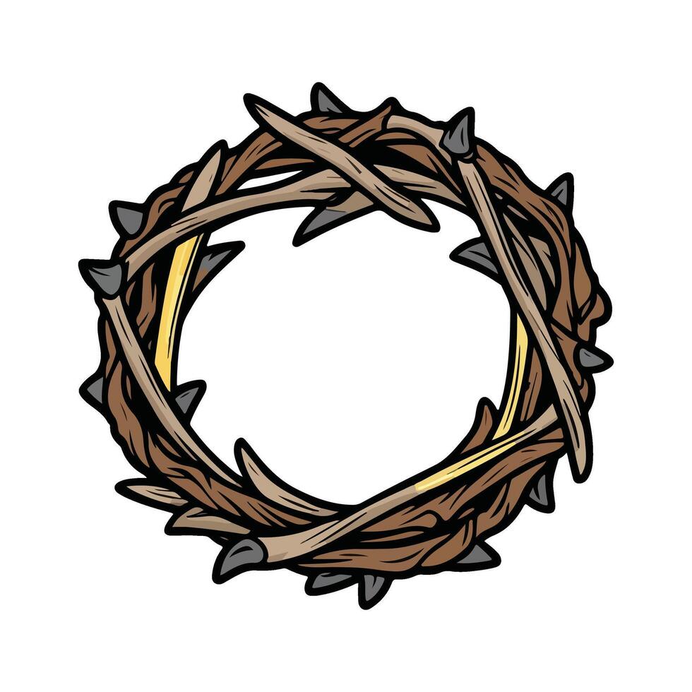 Crown of Thorns and Eternal Grace vector