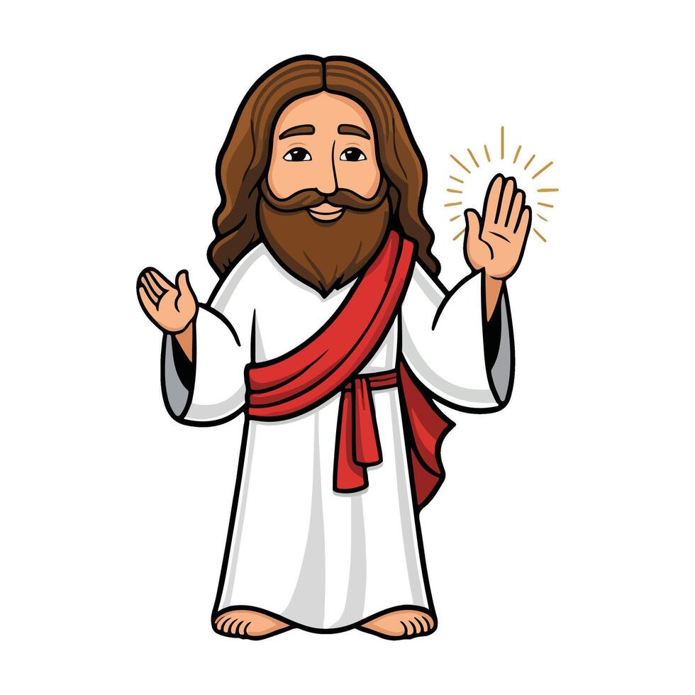 The Saviors Hand of Grace vector