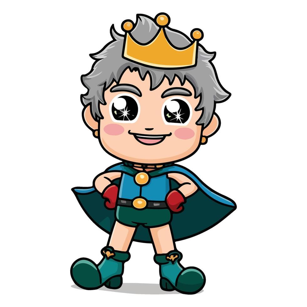 A Royal Heir in Elegance vector