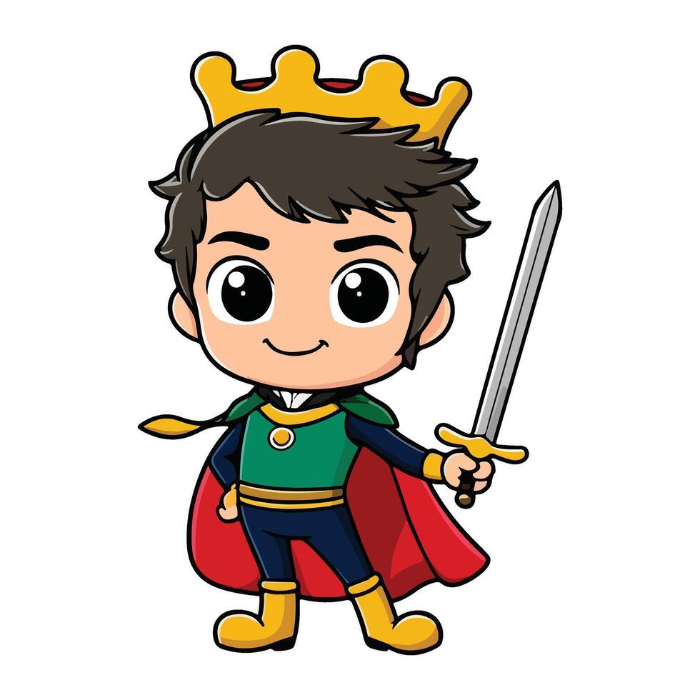 The Prince Sword of Light vector