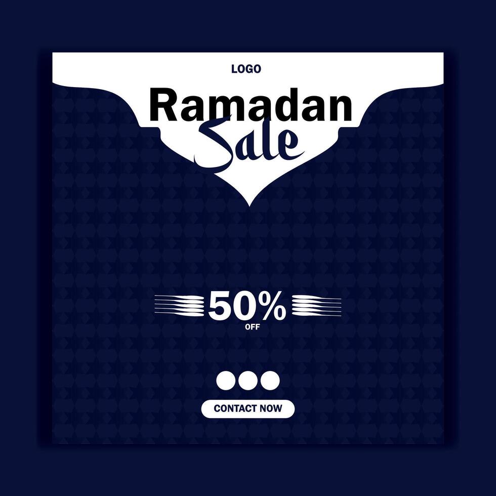 Ramadan Sale Social Media design Template vector