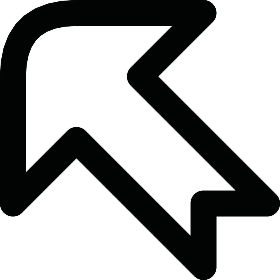 Abstract Arrow Graphics Indicating Upward Movement and Navigation vector