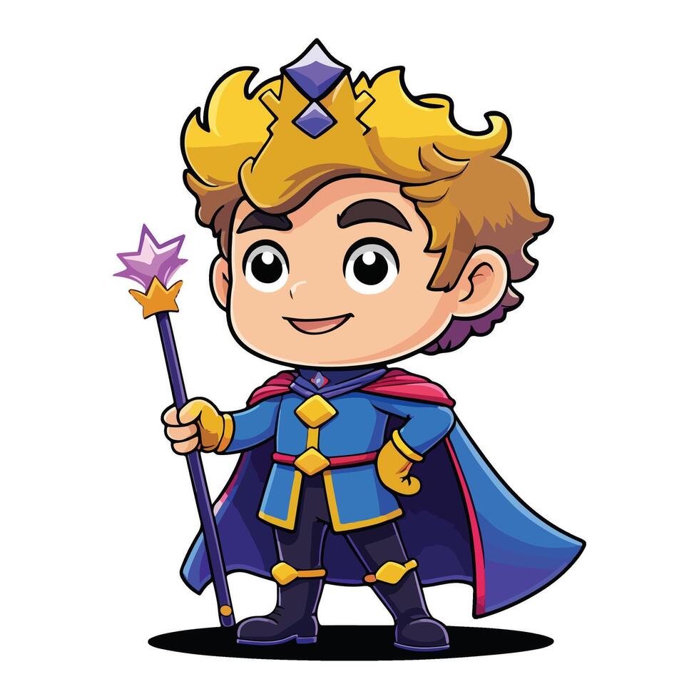 The Gilded Crown of the Little Prince vector