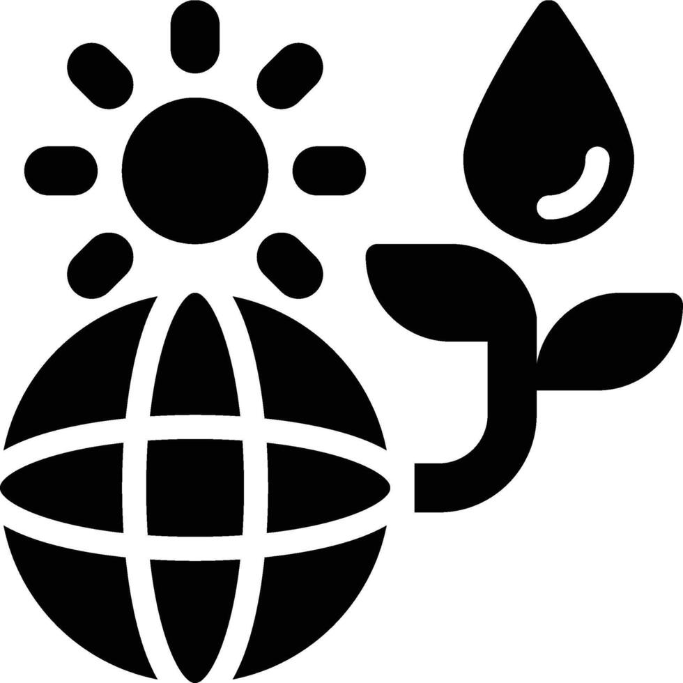 Biodiversity, Ecosystem, Ecology Glyph Solid Icon vector