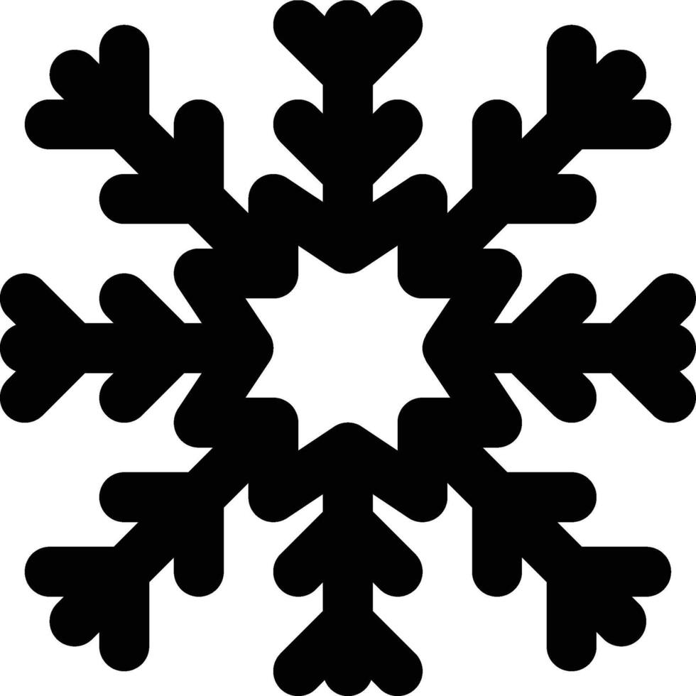 Winter, Cold, Ice Outline Icon vector