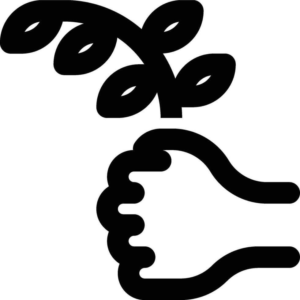 Harvest, Harvesting, Uprooting Outline Icon vector