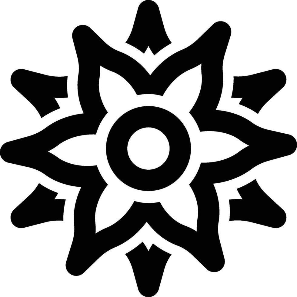 Flower, Blossom, Spring Outline Icon vector