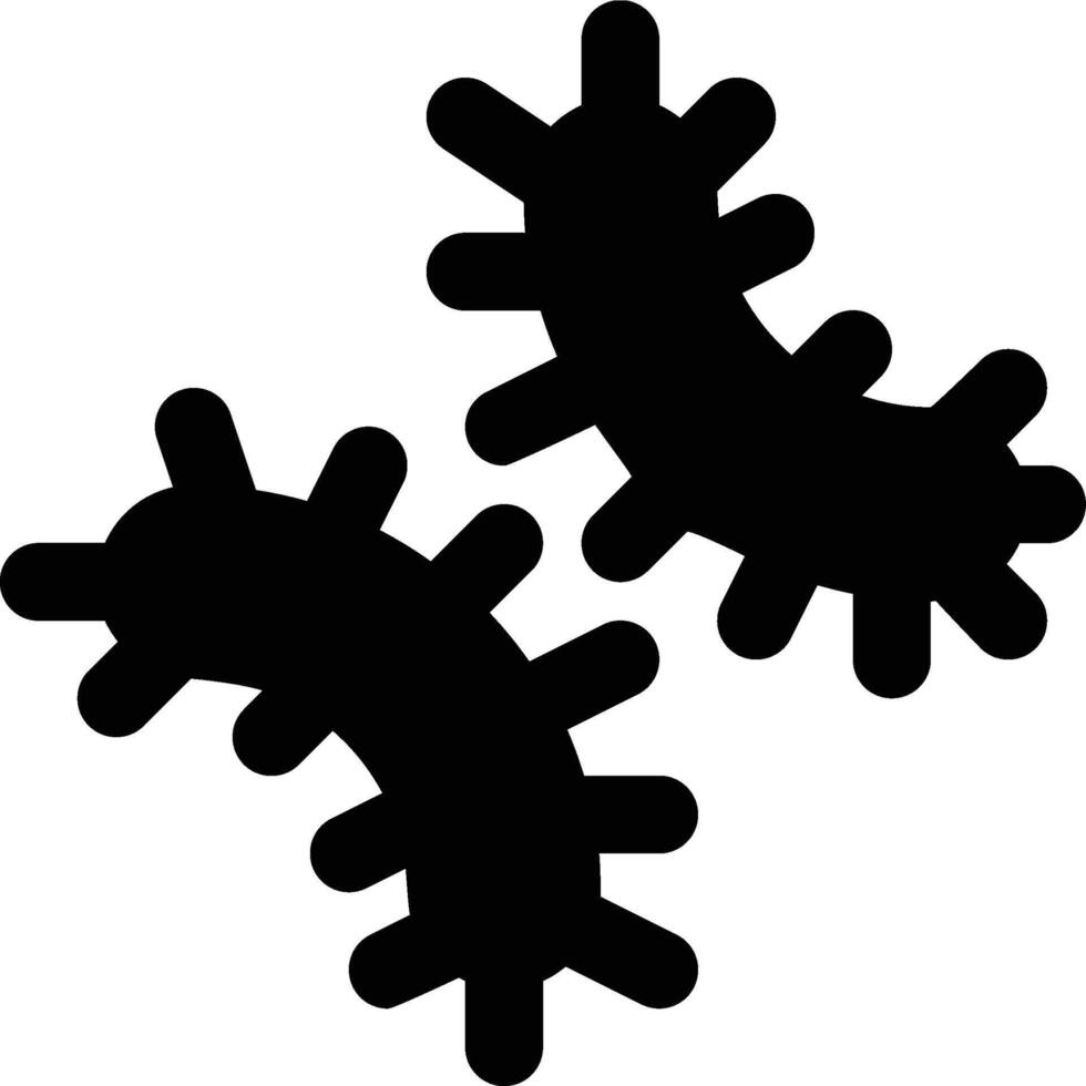 Organism, Micro Organism, Cell Glyph Solid Icon vector