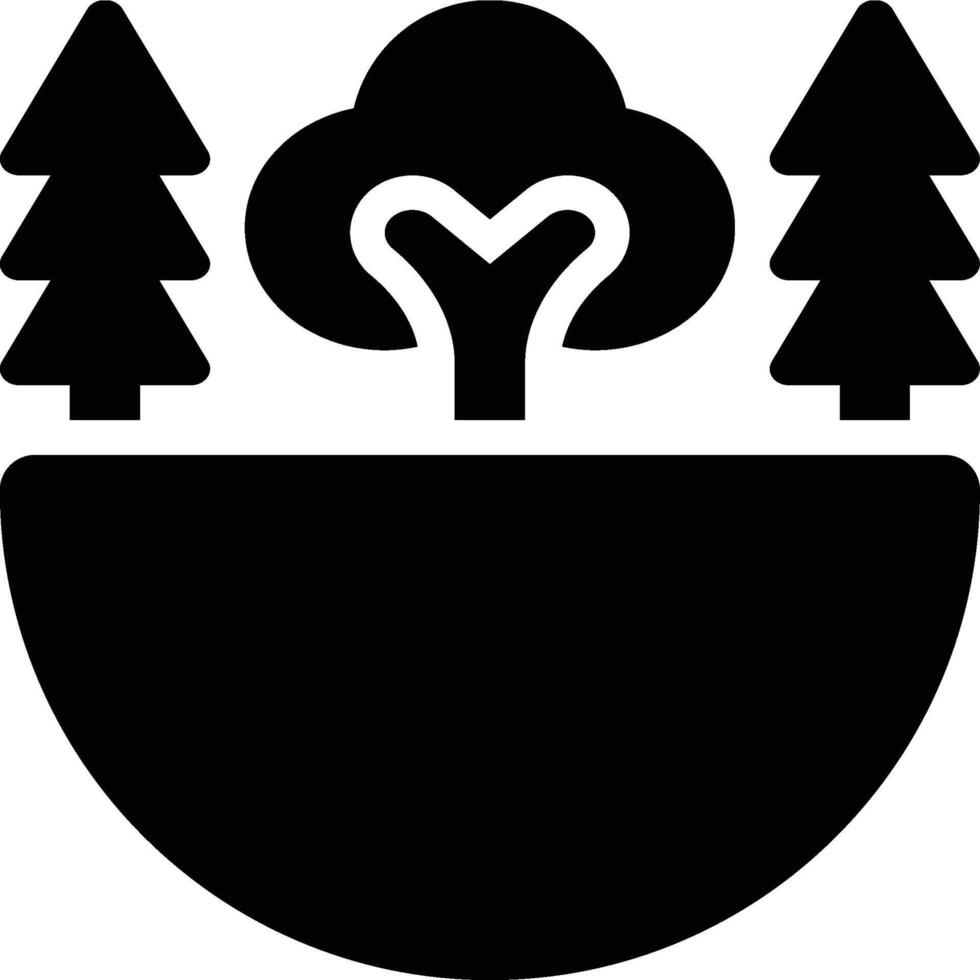 Environment, Ecology, Natural Glyph Solid Icon vector